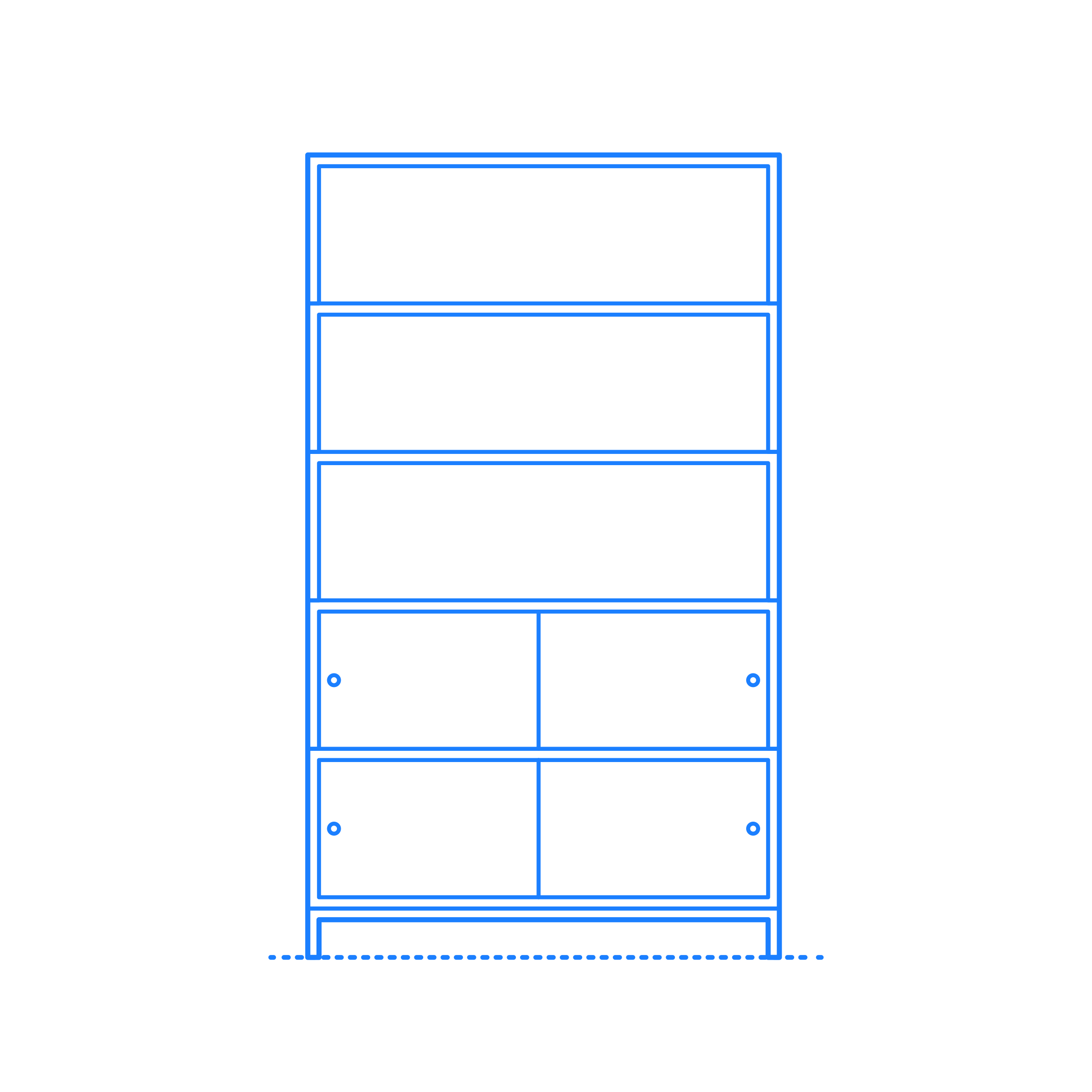 Furniture Bookcases Sapporo Shelving 5 High Sketch Drawing Svg Free Vectors